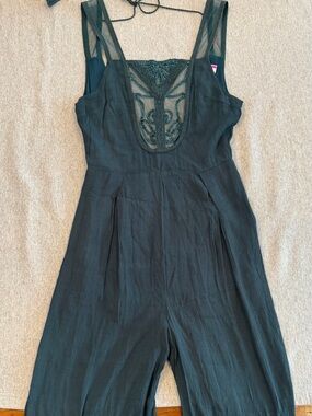 Free People Green Romper